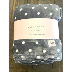 K Spade Dark Green Plush Fleece Throw Blanket 50 x 70 K Spade Dark Green Plush Fleece Throw Blanket 50 x 70